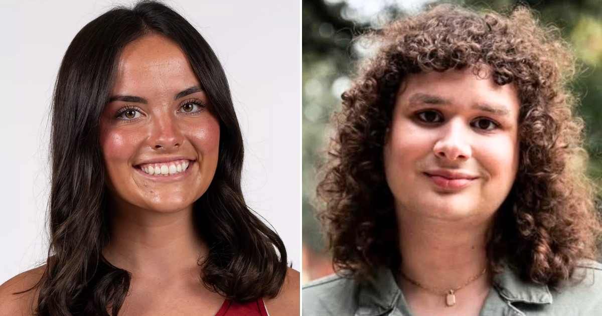 University of Oklahoma student Samantha Fulnecky reportedly filed a discrimination complaint against her transgender instructor, Mel Curth (Facebook/@OUDeptPsych, X/@OU_Tennis)