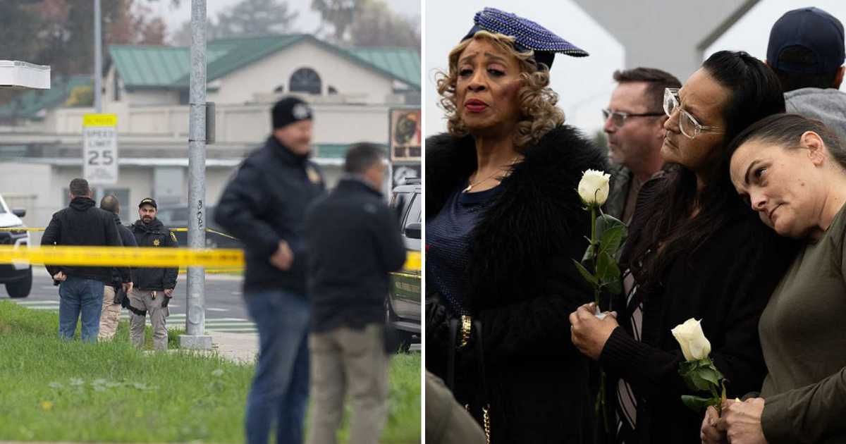 San Joaquin County Sheriff’s Office said 15 people were shot at the Stockton banquet hall, with victims aged 8, 9, 14 and 21 among the four killed (Getty Images)