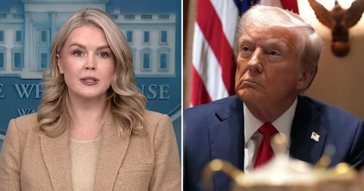 Karoline Leavitt discussed Donald Trump’s health and MRI results at a press conference, revealing that his cardiovascular imaging showed no signs of disease (Fox News/Youtube, Getty Images)