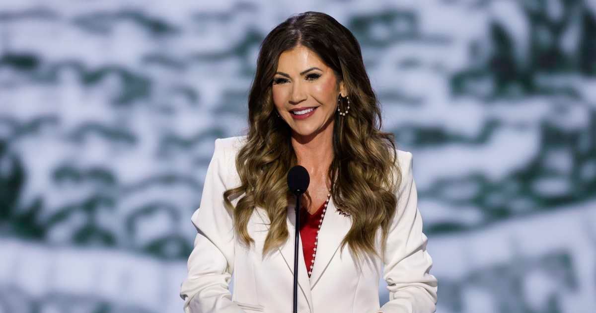 Kristi Noem called for a full travel ban, arguing certain immigrants threaten public safety and drain resources meant for Americans (Getty Images)