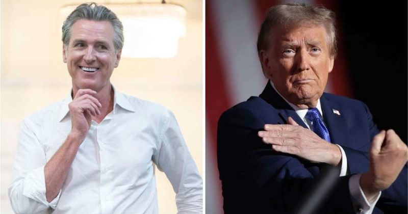 Gavin Newsom releases mock MRI report just after White House shares results of Trump’s scans