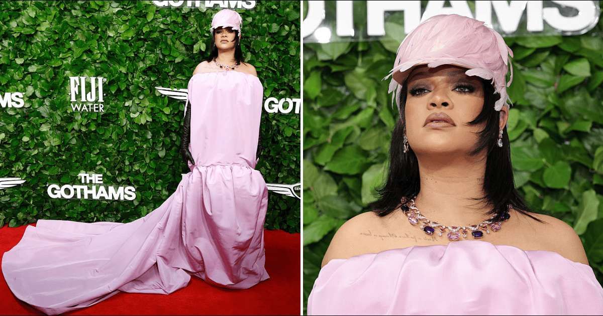 Rihanna stole the spotlight at the 2025 Gotham Film Awards as her pink outfit became the night’s most talked-about red carpet moment (Getty Images)