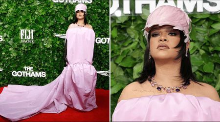 Rihanna makes a rare fashion misstep in pink gown at Gotham Film Awards
