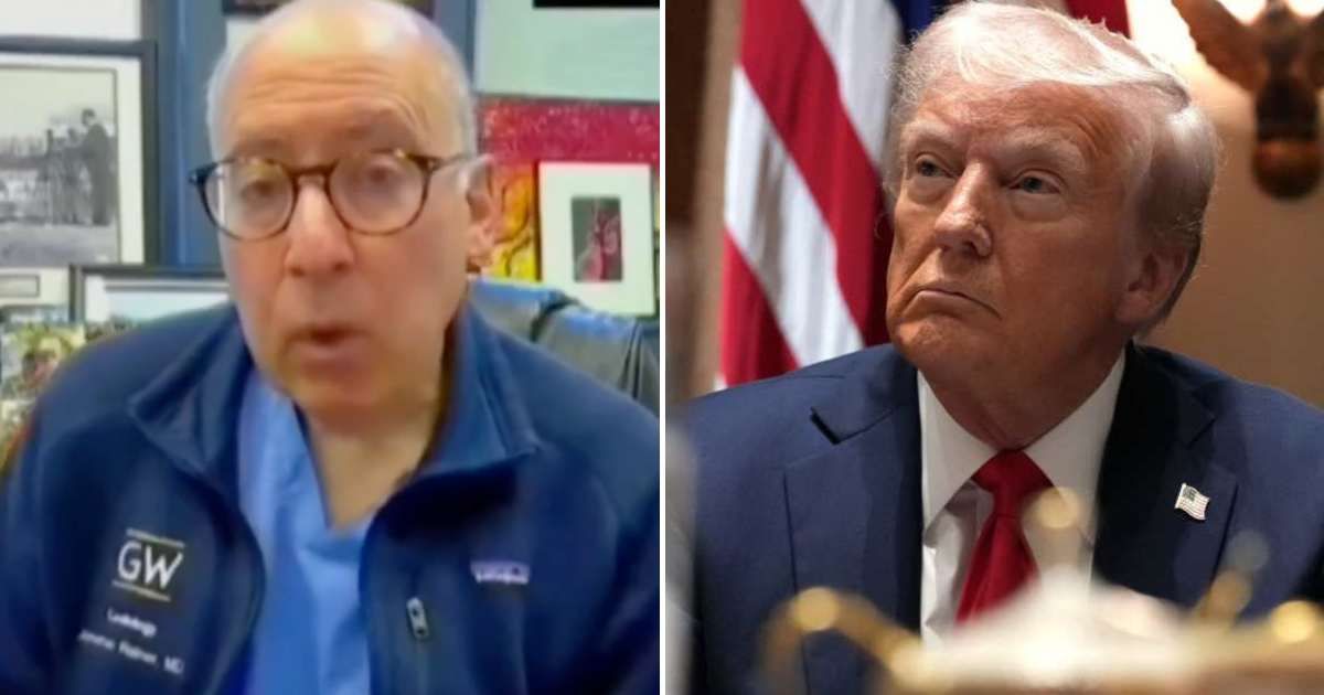 Dr Jonathan Reiner also criticized the White House's drip-by-drip release of information regarding Donald Trump's physical examination, calling it 'disconcerting' (@CalltoActivism/X, Getty Images)