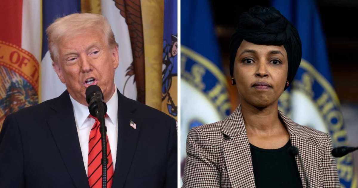 Congresswoman Ilhan Omar labeled President Donald Trump’s anti-Somali tirade and remarks about her as 'creepy' (Getty Images)