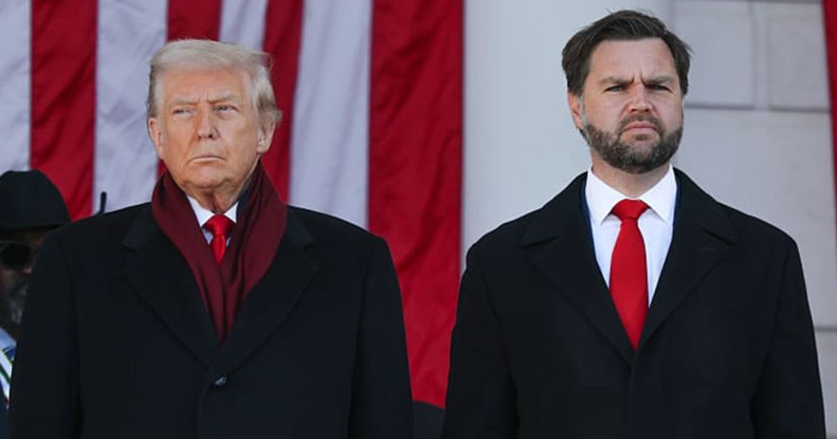 Some observers interpreted the remarks as a critique of Vice President JD Vance, suggesting President Donald Trump had equated Tim Walz and Vance as incompetent (Getty Images)