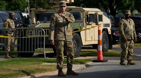 Pentagon confirms all National Guard troops in Washington DC are 'now armed'