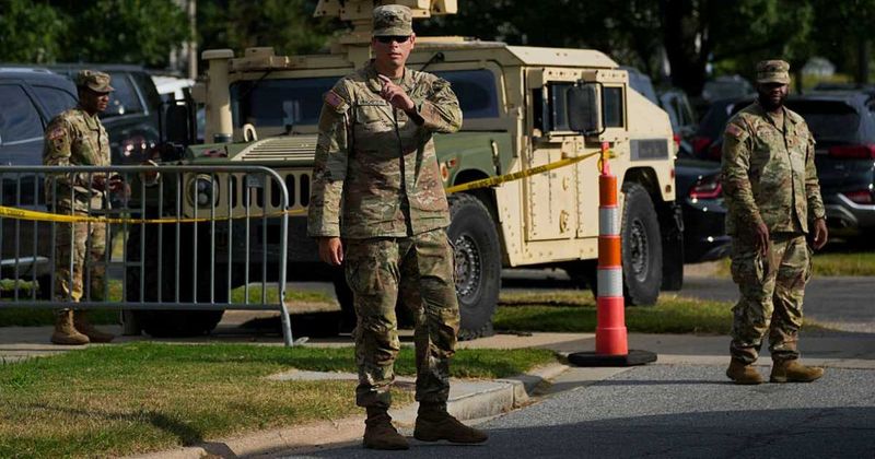 Pentagon confirms all National Guard troops in Washington DC are 'now armed'
