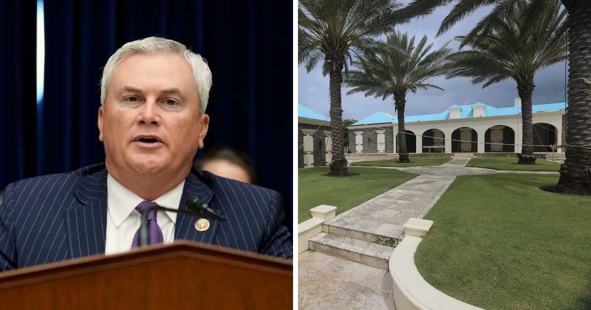 James Comer criticized Oversight Democrats for releasing previously public Epstein Island materials (@OversightDems/X, Getty Images)