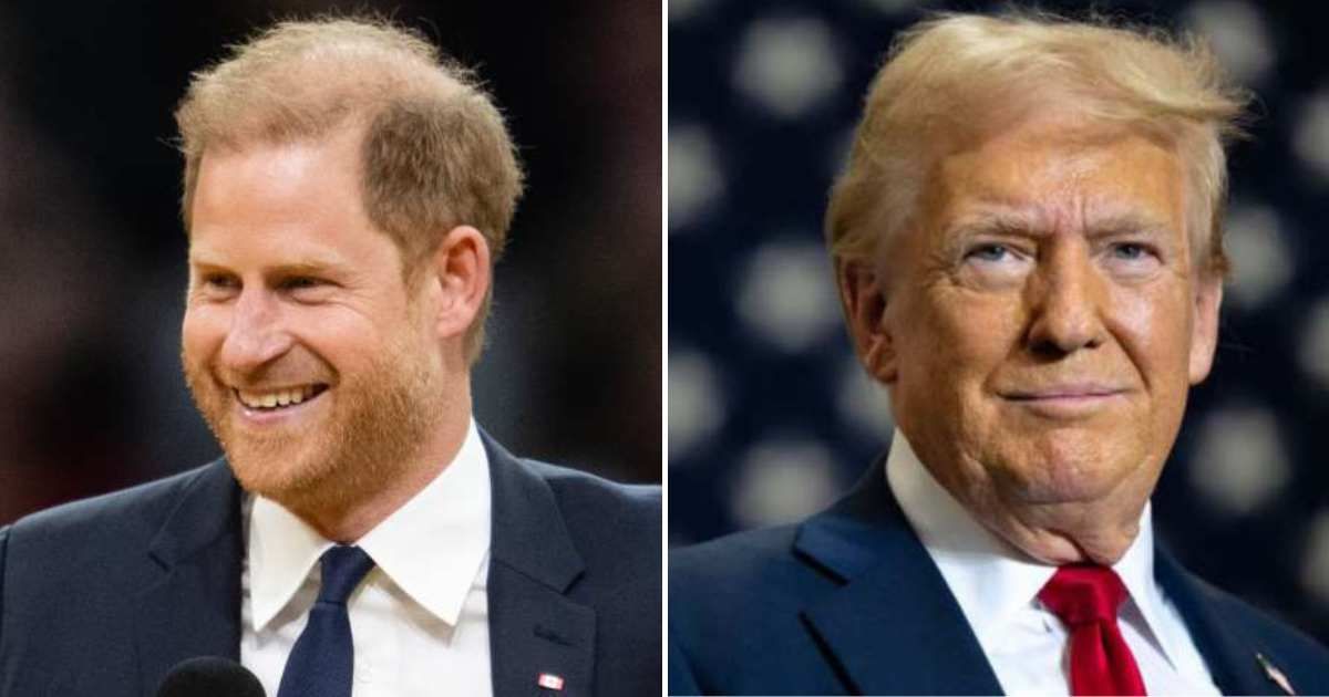 Prince Harry appeared in a comedy sketch with Stephen Colbert, during which he called President Donald Trump 'a king' (Getty Images)