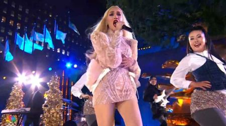 Gwen Stefani’s dress at Rockefeller Tree Lighting divides Internet: 'Inappropriate for family show'