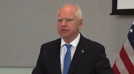 Tim Walz says people are driving by his house calling him ‘re*****d' following Trump's slur