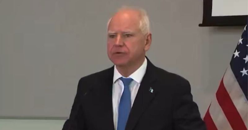 Tim Walz says people are driving by his house calling him ‘re*****d' following Trump's slur