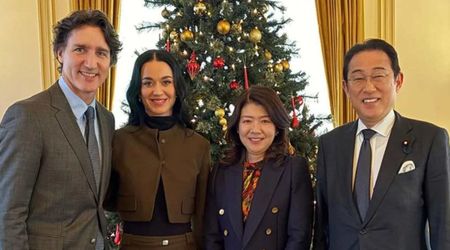 Katy Perry and Justin Trudeau meet former Japanese PM Fumio Kishida and his wife for lunch
