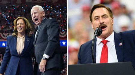 Kamala Harris ‘together again’ with Tim Walz after Mike Lindell files for Minnesota governor run