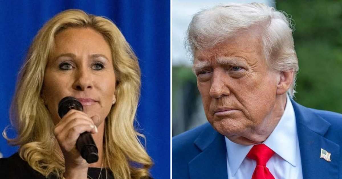 Marjorie Taylor Greene discussed her talks with Donald Trump about the Epstein files and her decision to sign the discharge petition (Getty Images/Tasos Katopodis, Getty Images)