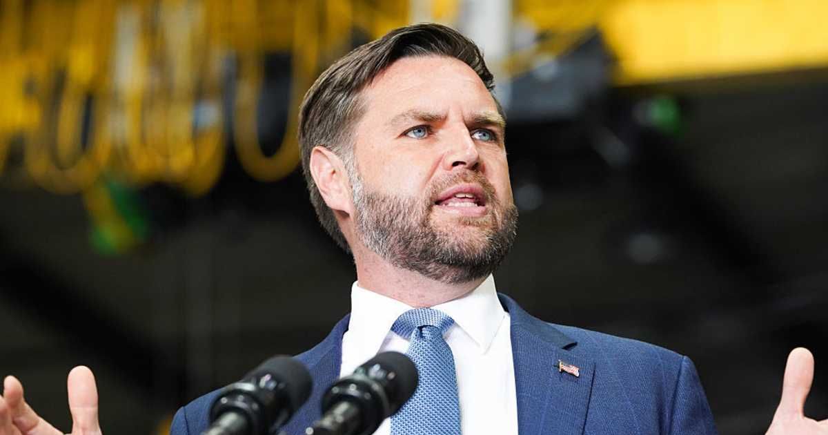 JD Vance says vice president’s role is to protect Americans in resurfaced clip (Megan Varner/Getty Images)