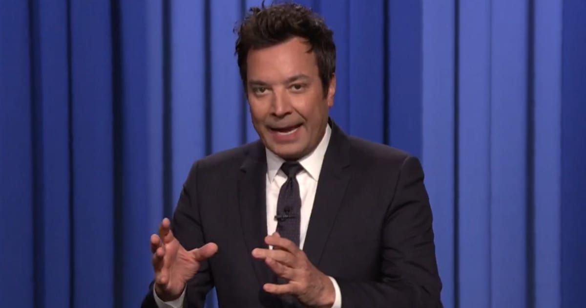 During his opening monologue, Jimmy Fallon discussed the ongoing construction of the White House State Ballroom (Screengrab/The Tonight Show/X)