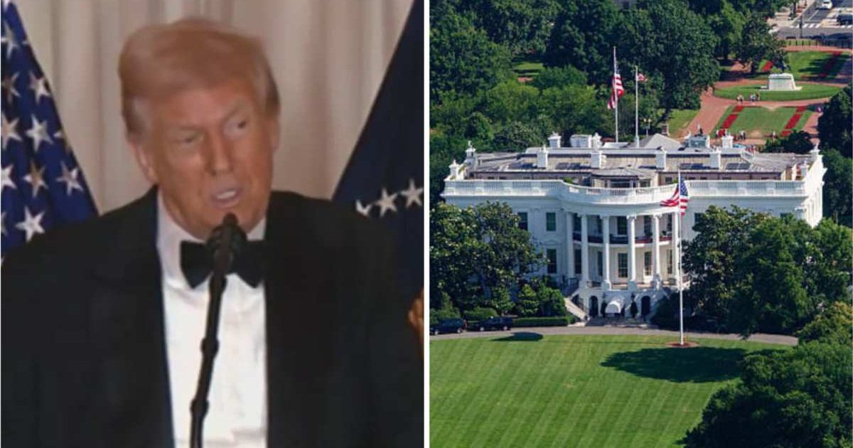 During a black-tie dinner honoring Kennedy Center recipients in Washington DC, President Donald Trump defended the recent renovation work carried out at the White House (@Acyn/X, Getty Images)