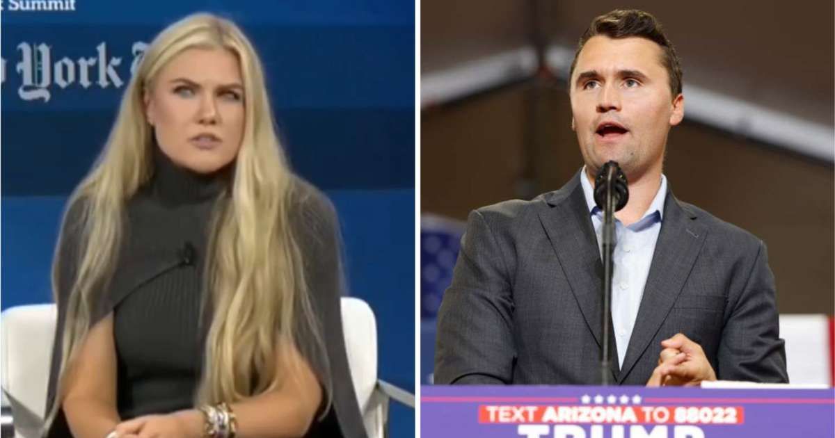 Erika Kirk spoke about how the immense pain she endured after the death of her husband, Charlie Kirk, had fundamentally changed her (@ShadowofEzra/X, Getty Images)