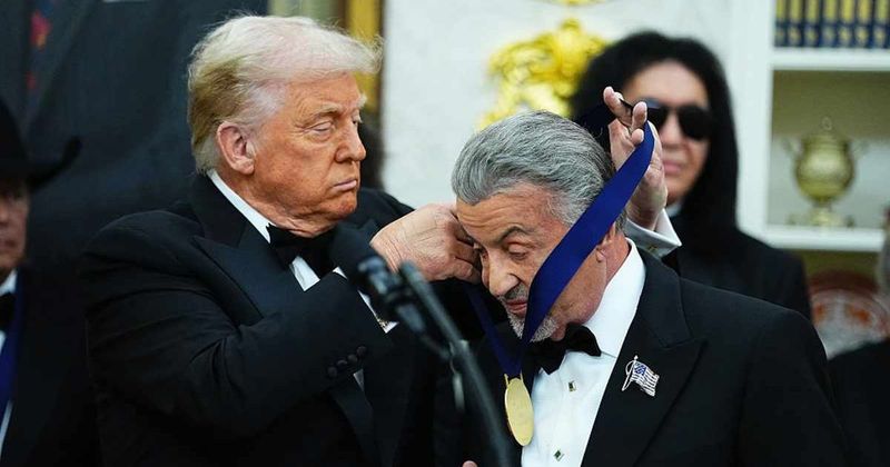 Trump awards Kennedy Center medals to Sylvester Stallone, Gene Simmons and other icons
