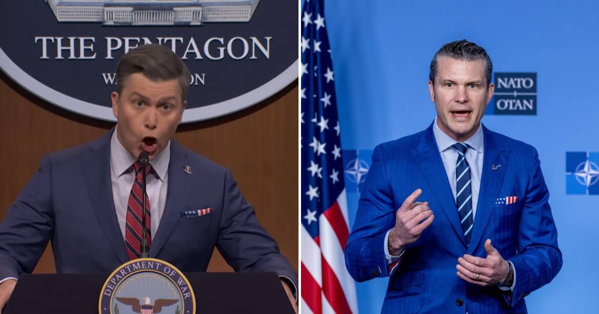 ‘Operation kill everybody’ line from Colin Jost sparked laughs on 'SNL', as the comedian used humor to take a jab at the Defense secretary's alleged missteps (Saturday Night Live/YouTube, Getty Images) 