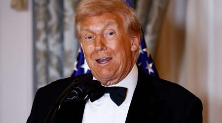 Trump cracks a joke about his naughty lineup at Kennedy Center Honors: 'It’s a long list'
