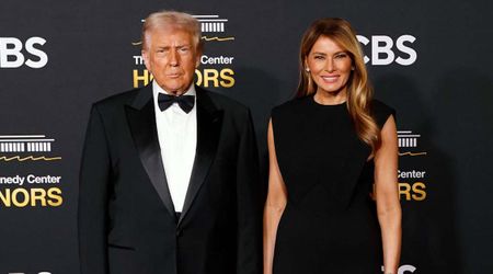 Trump and Melania turn heads in matching jet-black outfits at the 2025 Kennedy Center Honors