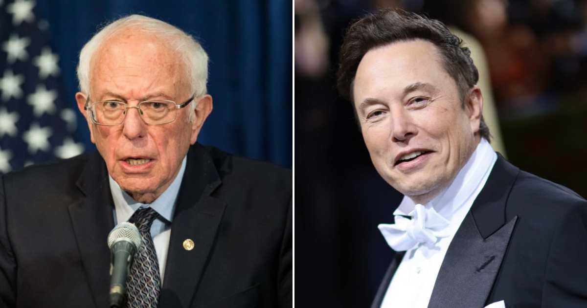 Sen Bernie Sanders dubbed Elon Musk’s jaw-dropping $1 trillion compensation package 'insanity' in an X post (Getty Images)