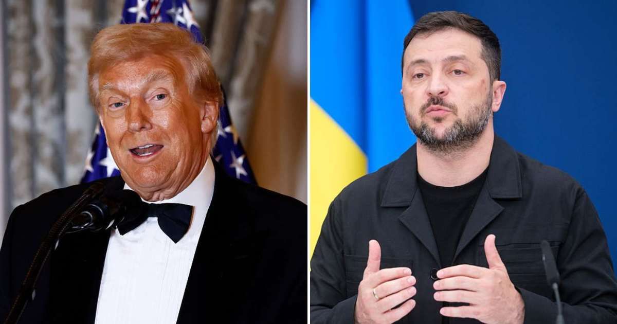President Donald Trump noted that Volodymyr Zelenskyy hadn’t examined the latest peace proposal, as the Ukrainian president said his nation demanded dignified peace and accountability for the strikes (Getty Images)