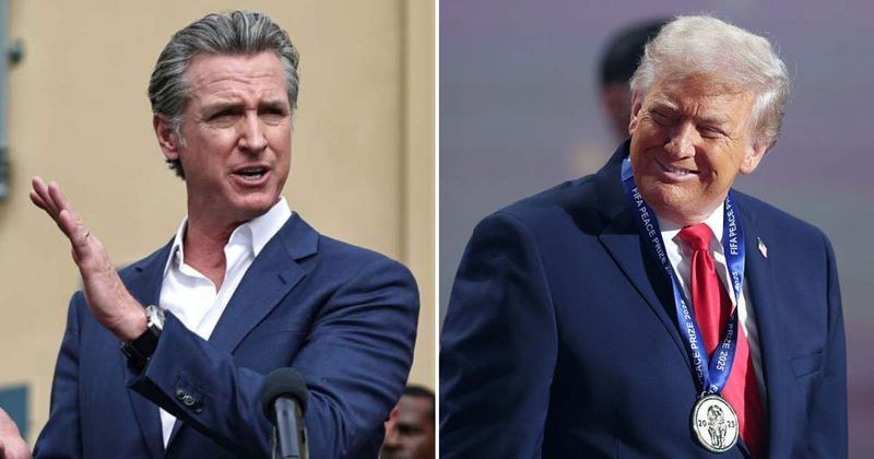 Gavin Newsom satirizes Trump with AI-generated FIFA Peace Prize post