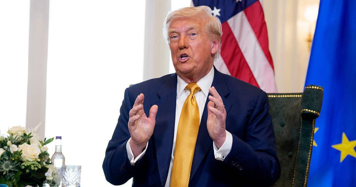 Donald Trump claimed that EU leaders were weak and obsessed with political correctness, leaving the continent unable to act decisively on trade or security challenges (Getty Images)