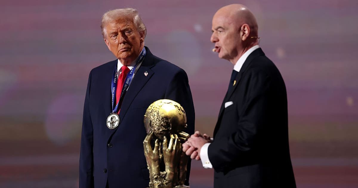 Reports said FIFA officials were surprised after Gianni Infantino bypassed the FIFA Council to create and give a prize to President Donald Trump (Patrick Smith/Getty Image)