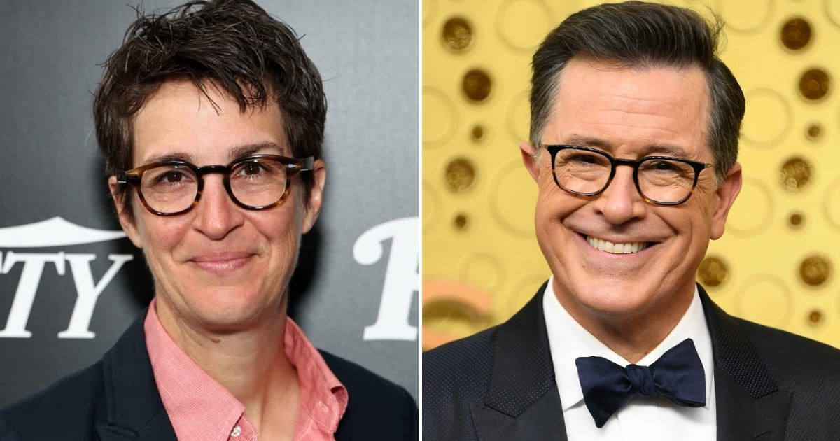 Rachel Maddow said CBS and Paramount should reverse the decision to cancel 'The Late Show With Stephen Colbert' (Getty Images)