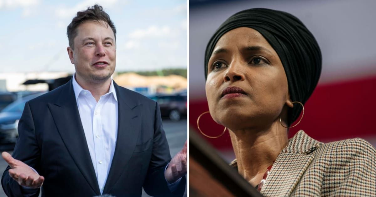 Elon Musk shared a resurfaced 2024 video featuring Rep Ilhan Omar after Donald Trump reportedly mocked her heritage and appearance at a Pennsylvania rally (Getty Images)