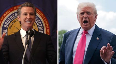 Gavin Newsom says his 9-year-old son tried calling Trump