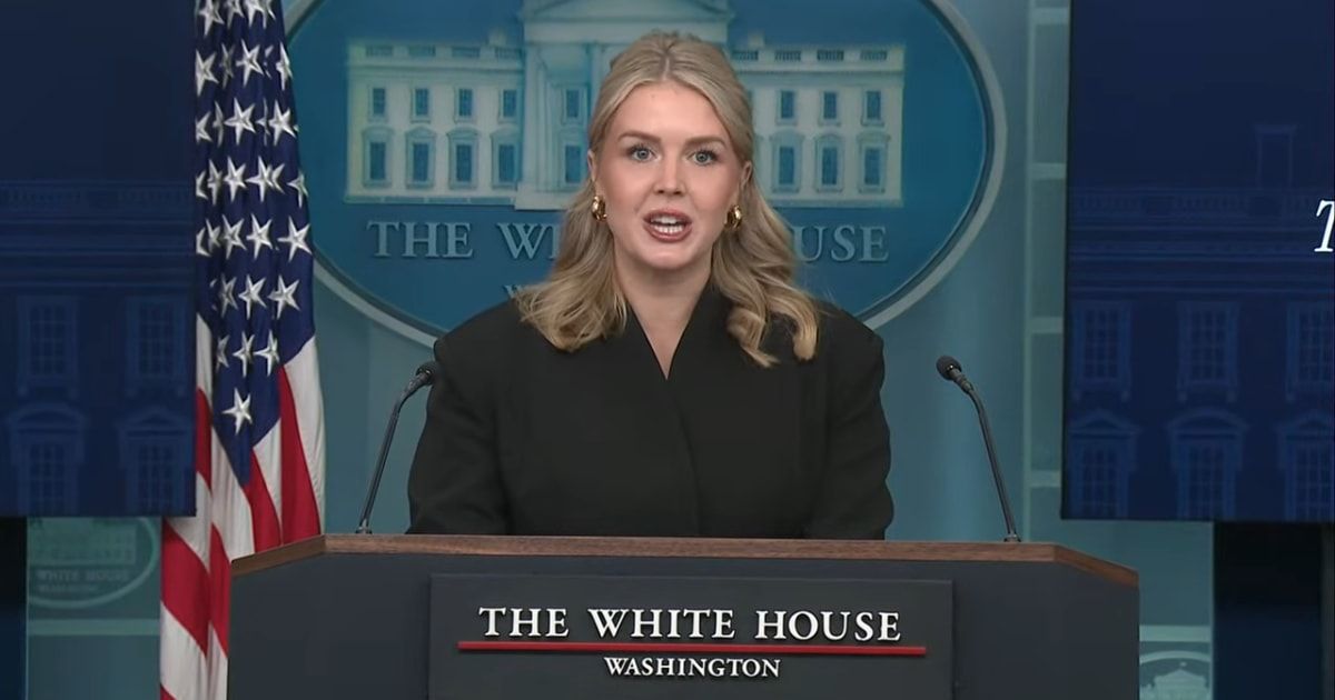 Karoline Leavitt confirmed DOJ warrant for a seized Venezuelan oil vessel and said that investigators interviewed the crew and collected evidence (Fox News/YouTube)