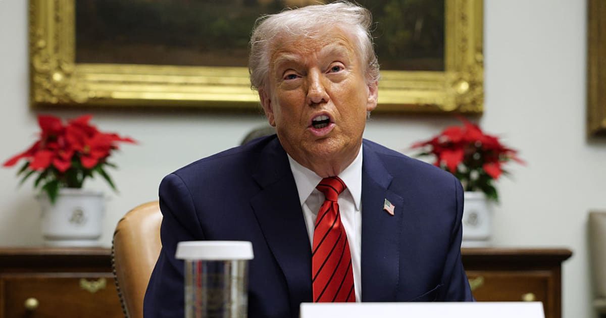 President Donald Trump highlighted economic gains while questioning why voters were not reflecting support in polls (Getty Images)