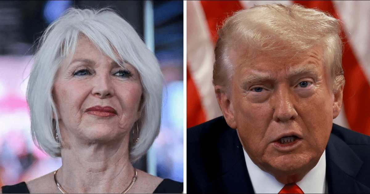 Donald Trump gave Tina Peters a full pardon in a Truth Social post (Getty Images)