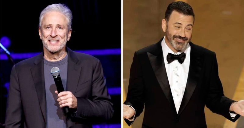 Jon Stewart 'hates' Trump's escalating feud with Jimmy Kimmel: 'Dude is all heart'