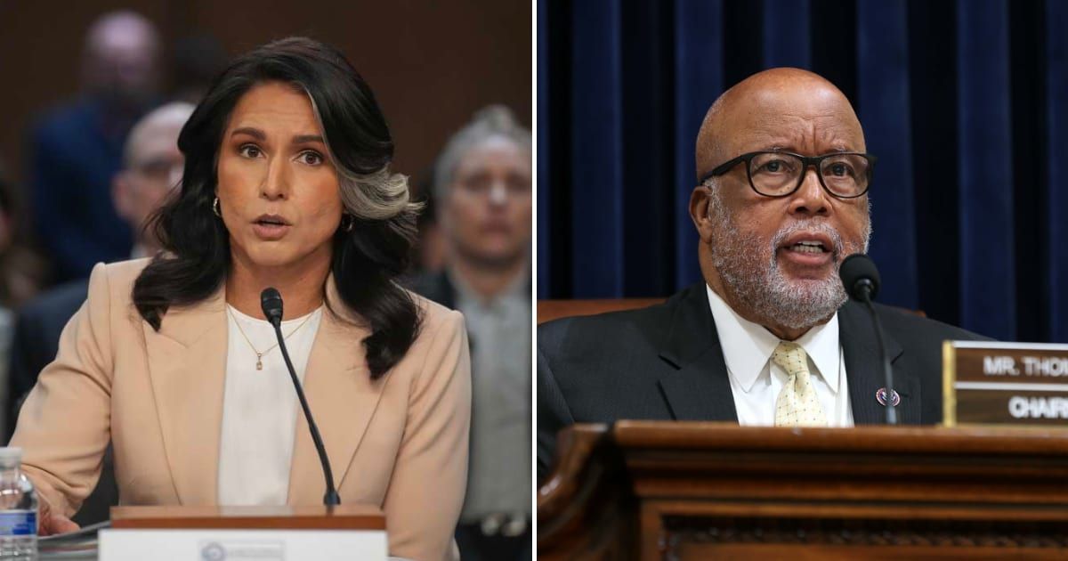 Tulsi Gabbard shot back at Bennie Thompson's remarks during her appearance on 'Fox and Friends' (Getty Images)