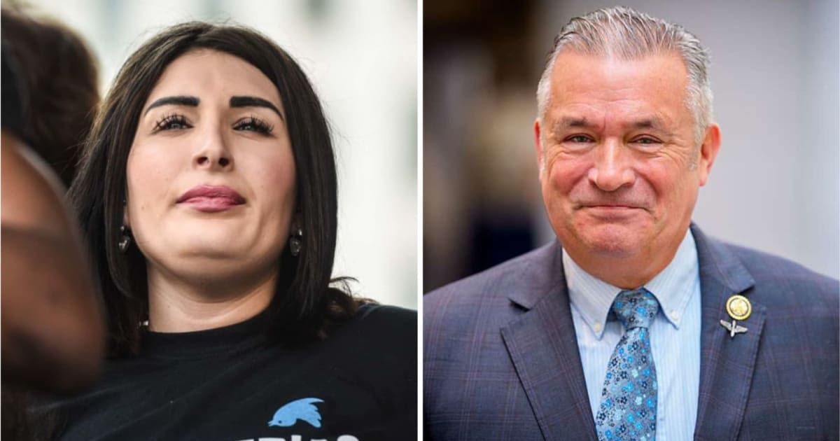 Far-right activist Laura Loomer publicly celebrated the withdrawal of nominee Joe Francescon, citing his past political donation (Getty Images)