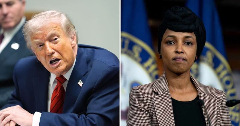 Trump again blasts Ilhan Omar, says she 'shouldn't be telling us what to do'