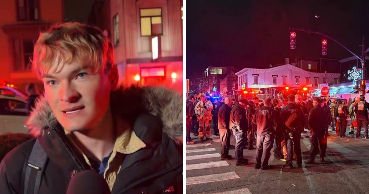 Officials confirmed two deaths and eight injuries after a shooting at Brown University (Screengrab/@PopCrave/X)