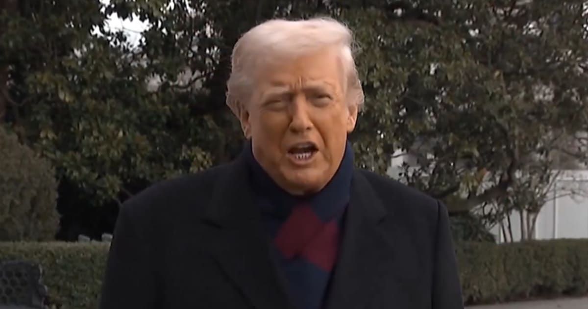 Donald Trump expressed condolences to the families of fallen soldiers and injured troops while speaking to reporters (Screengrab/@OANN/X)