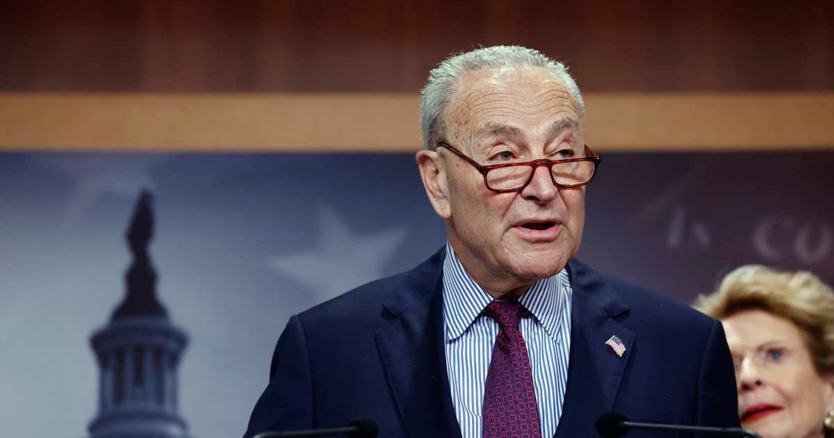 Chuck Schumer addressed the deadly shootings at Brown University and Sydney’s Bondi Beach (Getty Images)