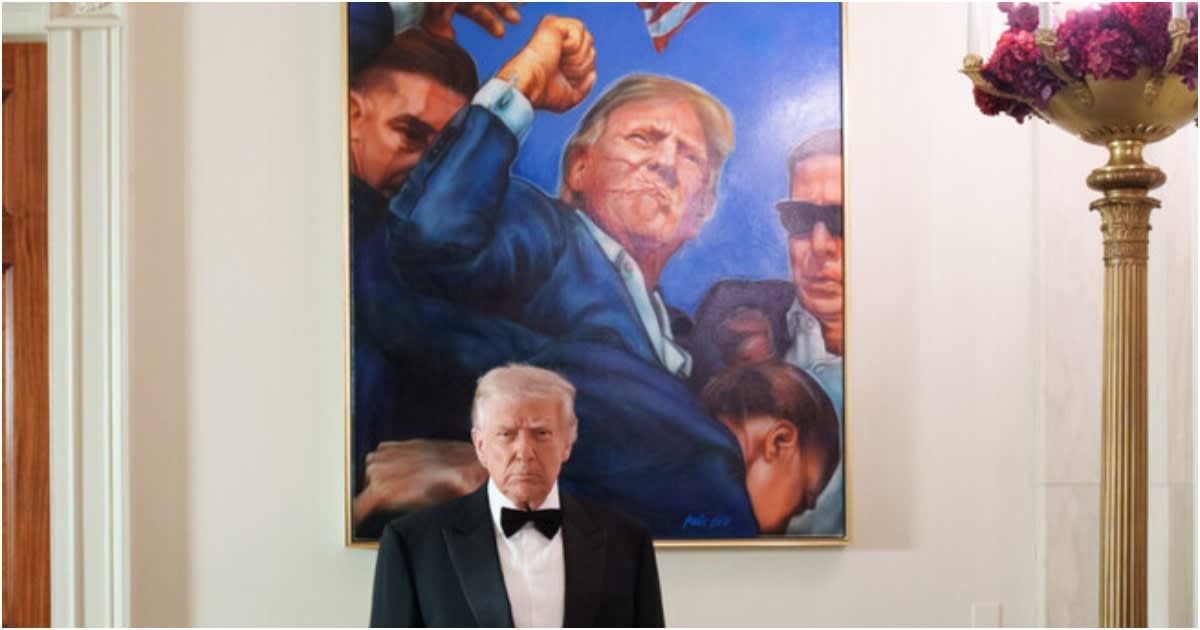 President Donald Trump reflected on the rally shooting, saying the sniper was just 130 yards away, comparing it to sinking a one-foot putt (@TruthTrumpPost/X)