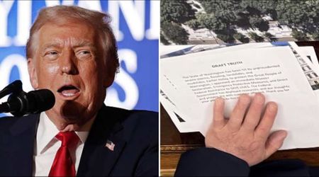 Trump’s unposted Truth Social draft surfaces from Oval Office