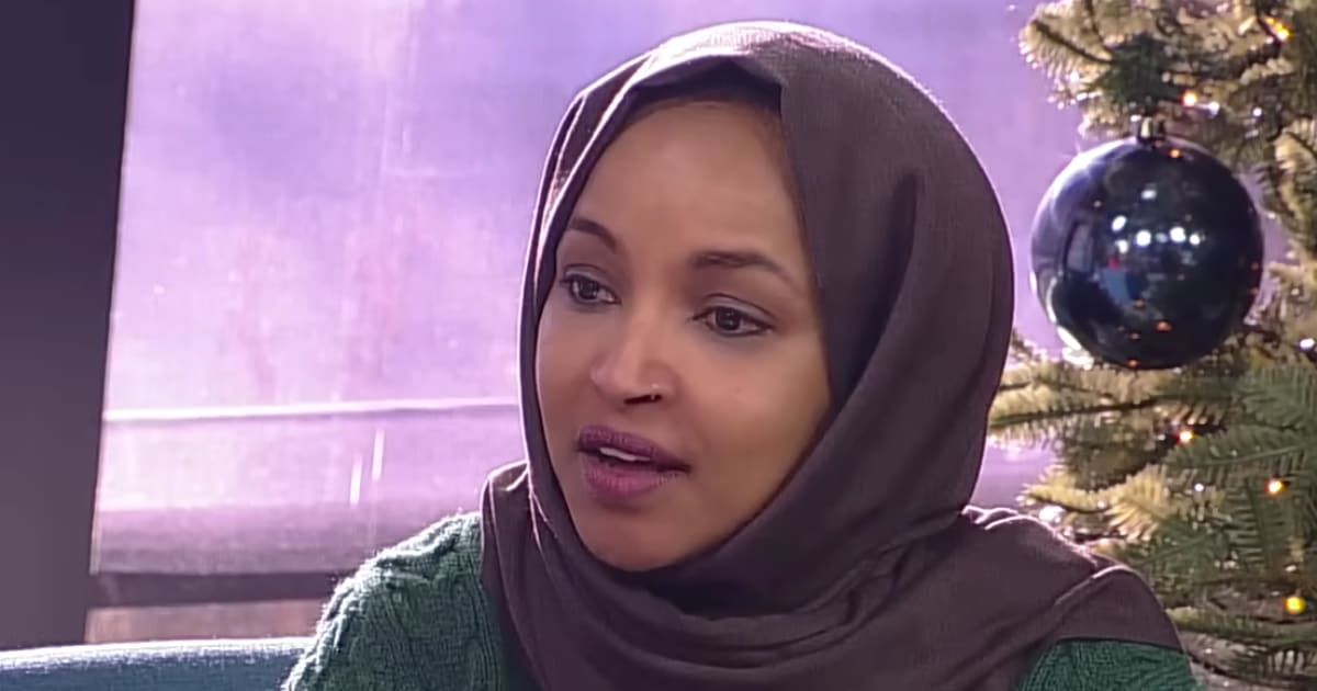 Ilhan Omar previously sent a letter to the Department of Homeland Security citing racial profiling by ICE agents(Screengrab/WCCO - CBS Minnesota/YouTube)