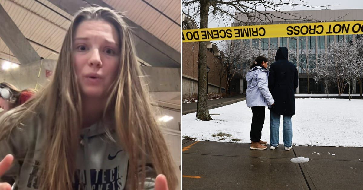'Survivor' alum Eva Erickson says she left the Brown University building just minutes before the shooting on  Saturday, December 13 (@eva.erickson/Instagram, Getty Images)